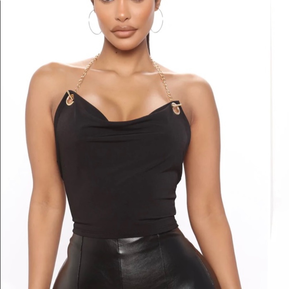 2 Brand new black tops size Small Fashion Nova & Zaful